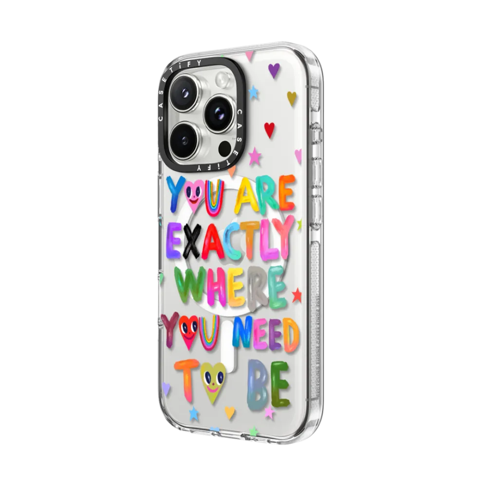 Clear iPhone 16 Pro Case MagSafe Compatible - You are exactly where you need to be