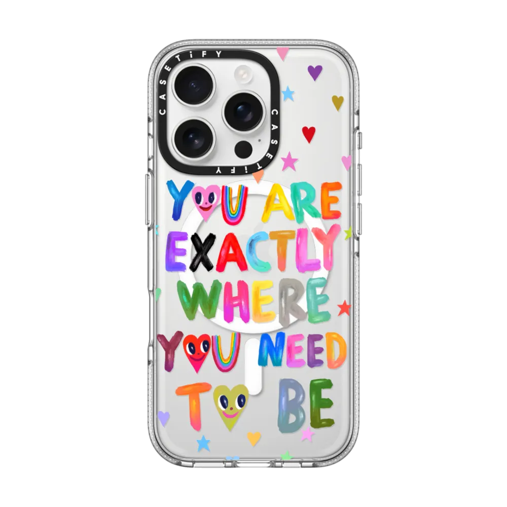 Clear iPhone 16 Pro Case MagSafe Compatible - You are exactly where you need to be