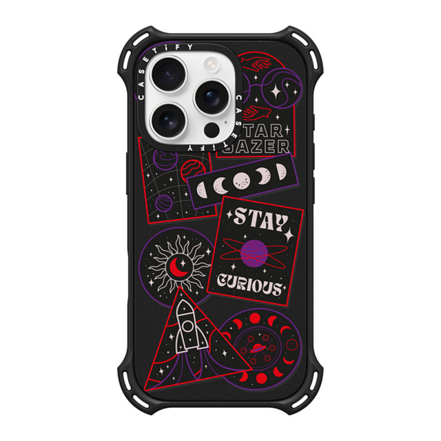 Forensics and Flowers x CASETiFY iPhone 16 Pro Case Matte Black バウンスケース Stay Curious Forensics and Flowers x CASETiFY iPhone 16 Pro Case Matte Black バウンスケース Stay Curious