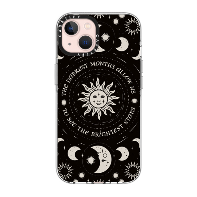 Forensics and Flowers x CASETiFY iPhone 13 ケース クリア クリア ケース MagSafe対応 Brightest Stars