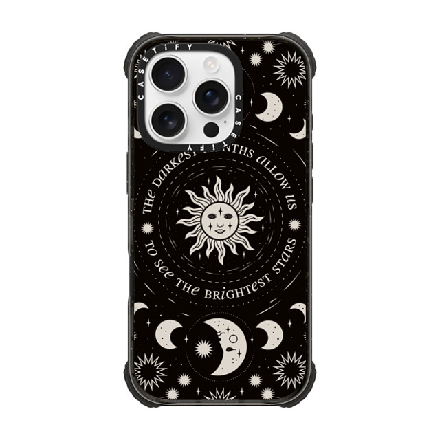 Forensics and Flowers x CASETiFY iPhone 16 Pro Case Black ウルトラ インパクトケース MagSafe 対応 Brightest Stars Forensics and Flowers x CASETiFY iPhone 16 Pro Case Black ウルトラ インパクトケース MagSafe 対応 Brightest Stars