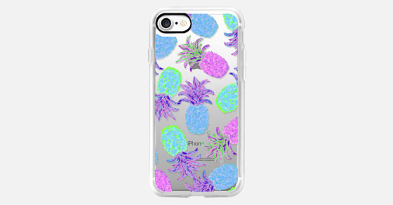 11 iphone case clare v Blue  Transparent/Clear  Pandemonium Lavender Pineapple