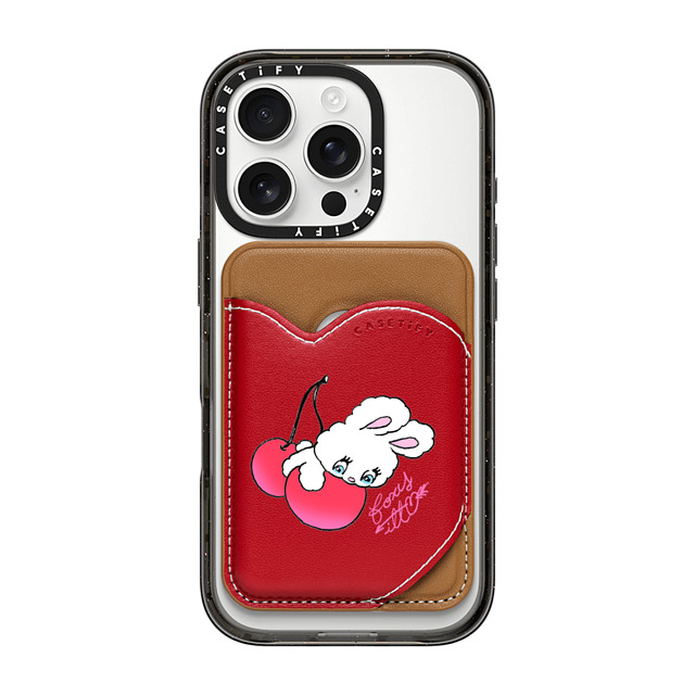 foxy illustrations x CASETiFY MagSafe ウォレット Cherry,Fruit タン Snappy BioVeg MagSafe ハートウォレット Bunny on Cherry Mother's Day foxy illustrations x CASETiFY MagSafe ウォレット Cherry,Fruit タン Snappy BioVeg MagSafe ハートウォレット Bunny on Cherry Mother's Day