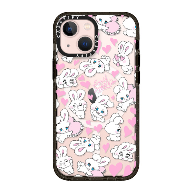 foxy illustrations x CASETiFY iPhone 13 Mini ケース Cartoon ブラック インパクトケース MagSafe対応 Sweetheart Mix Father's Day foxy illustrations x CASETiFY iPhone 13 Mini ケース Cartoon ブラック インパクトケース MagSafe対応 Sweetheart Mix Father's Day