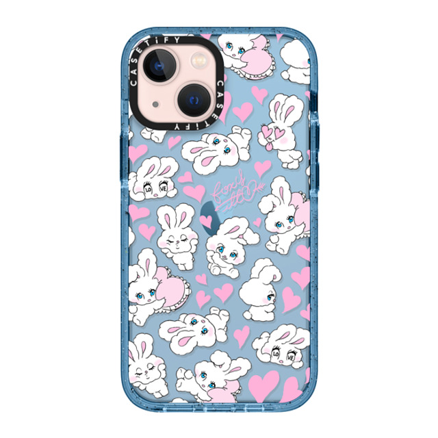 foxy illustrations x CASETiFY iPhone 13 Mini Case Cartoon ベイビーブルー インパクトケース Sweetheart Mix Mother's Day foxy illustrations x CASETiFY iPhone 13 Mini Case Cartoon ベイビーブルー インパクトケース Sweetheart Mix Mother's Day