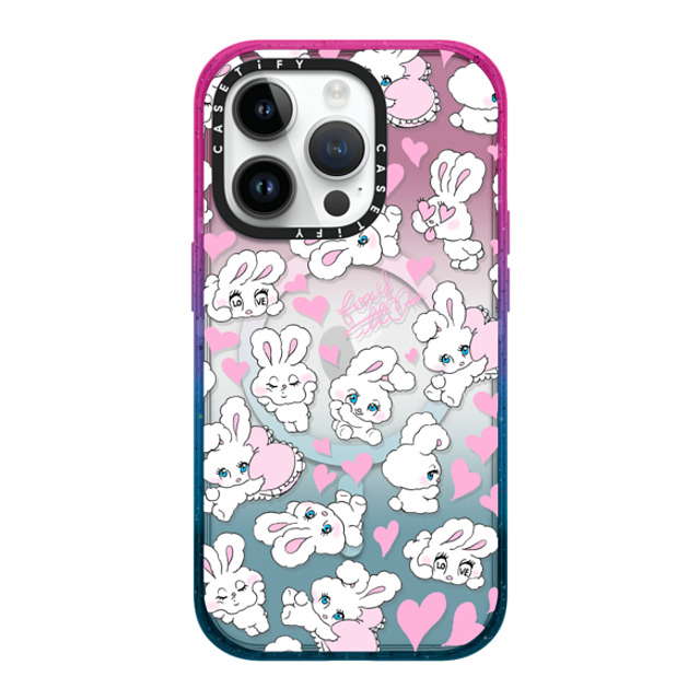 foxy illustrations x CASETiFY iPhone 14 Pro Case Cotton Candy Impact Case MagSafe Compatible Sweetheart Mix foxy illustrations x CASETiFY iPhone 14 Pro Case Cotton Candy Impact Case MagSafe Compatible Sweetheart Mix