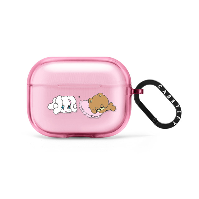 foxy illustrations x CASETiFY AirPods Pro 2 Bunny,Animal Pink Fizz インパクトケース Napping Bunny & Bear Back to School foxy illustrations x CASETiFY AirPods Pro 2 Bunny,Animal Pink Fizz インパクトケース Napping Bunny & Bear Back to School
