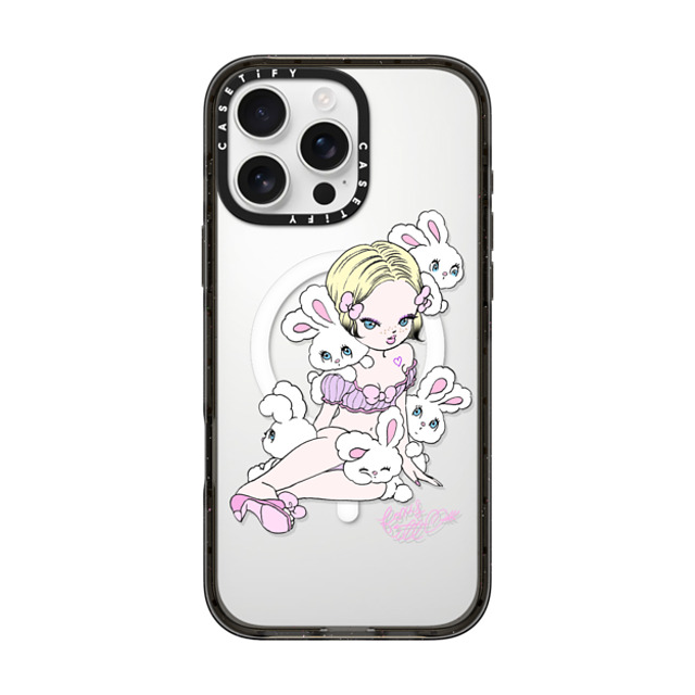 foxy illustrations x CASETiFY iPhone 16 Pro Max Case Cartoon Black Impact Case MagSafe Compatible Lonely Bunnies Club Mother's Day foxy illustrations x CASETiFY iPhone 16 Pro Max Case Cartoon Black Impact Case MagSafe Compatible Lonely Bunnies Club Mother's Day