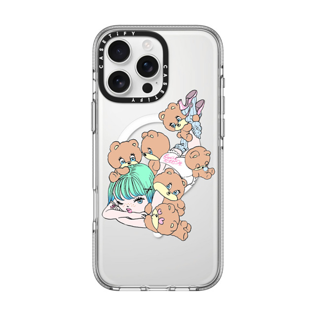 foxy illustrations x CASETiFY iPhone 16 Pro Max ケース Cartoon クリア クリア ケース MagSafe対応 Naughty Bears Club Father's Day foxy illustrations x CASETiFY iPhone 16 Pro Max ケース Cartoon クリア クリア ケース MagSafe対応 Naughty Bears Club Father's Day