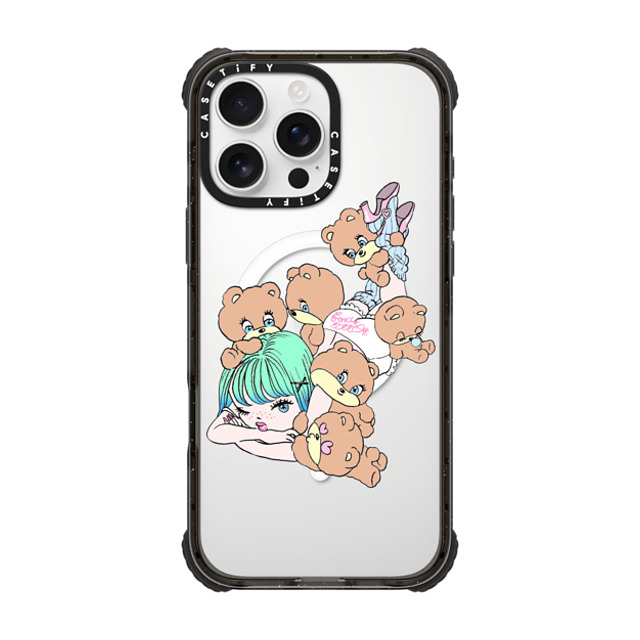 foxy illustrations x CASETiFY iPhone 16 Pro Max ケース Cartoon ブラック ウルトラ インパクトケース MagSafe 対応 Naughty Bears Club Father's Day foxy illustrations x CASETiFY iPhone 16 Pro Max ケース Cartoon ブラック ウルトラ インパクトケース MagSafe 対応 Naughty Bears Club Father's Day