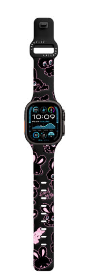 Apple Watch Ultra, Ultra 2 (49mm) - Black Bunnies