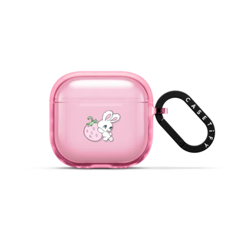 AirPods 4 - Bunny Carrying Strawberry
