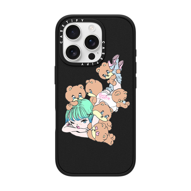 foxy illustrations x CASETiFY iPhone 16 Pro Case Cartoon マットブラック Impact Case MagSafe Compatible Naughty Bears Club Mother's Day foxy illustrations x CASETiFY iPhone 16 Pro Case Cartoon マットブラック Impact Case MagSafe Compatible Naughty Bears Club Mother's Day