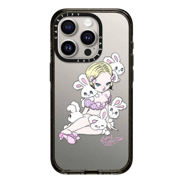 foxy illustrations x CASETiFY iPhone 15 Pro Case Black Impact Case Lonely Bunnies Club foxy illustrations x CASETiFY iPhone 15 Pro Case Black Impact Case Lonely Bunnies Club