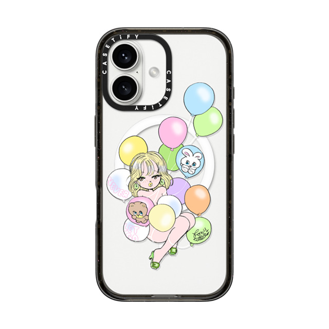 foxy illustrations x CASETiFY iPhone 16 Case Cartoon Black Impact Case MagSafe Compatible Never Let Go Mother's Day foxy illustrations x CASETiFY iPhone 16 Case Cartoon Black Impact Case MagSafe Compatible Never Let Go Mother's Day
