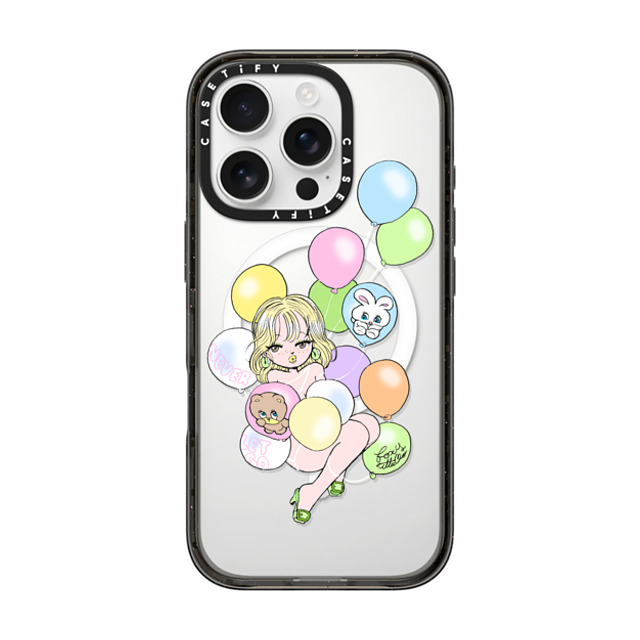 foxy illustrations x CASETiFY iPhone 16 Pro Case Cartoon Black Impact Case MagSafe Compatible Never Let Go Mother's Day foxy illustrations x CASETiFY iPhone 16 Pro Case Cartoon Black Impact Case MagSafe Compatible Never Let Go Mother's Day