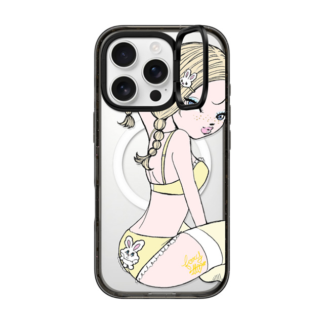 foxy illustrations x CASETiFY iPhone 16 Pro ケース Summer,Cartoon ブラック インパクトリングスタンドケース MagSafe対応 Banana Milk Father's Day foxy illustrations x CASETiFY iPhone 16 Pro ケース Summer,Cartoon ブラック インパクトリングスタンドケース MagSafe対応 Banana Milk Father's Day