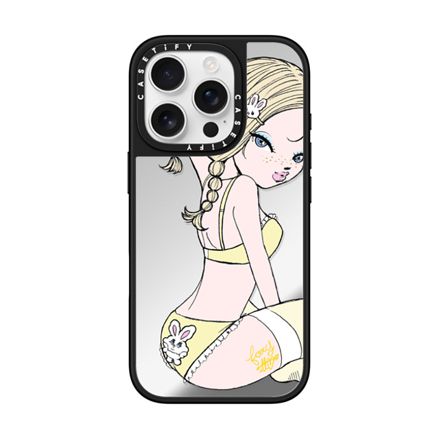 foxy illustrations x CASETiFY iPhone 16 Pro ケース Summer,Cartoon Silver on Black ミラーケース MagSafe対応 Banana Milk Father's Day foxy illustrations x CASETiFY iPhone 16 Pro ケース Summer,Cartoon Silver on Black ミラーケース MagSafe対応 Banana Milk Father's Day
