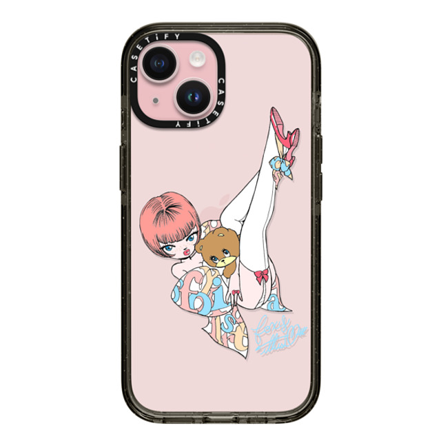 foxy illustrations x CASETiFY iPhone 15 Case Cartoon,Love Black インパクトケース Upside Down Mother's Day foxy illustrations x CASETiFY iPhone 15 Case Cartoon,Love Black インパクトケース Upside Down Mother's Day