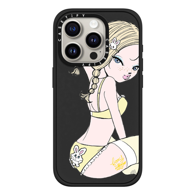 foxy illustrations x CASETiFY iPhone 15 Pro Case Matte Black Impact Case MagSafe Compatible Banana Milk foxy illustrations x CASETiFY iPhone 15 Pro Case Matte Black Impact Case MagSafe Compatible Banana Milk