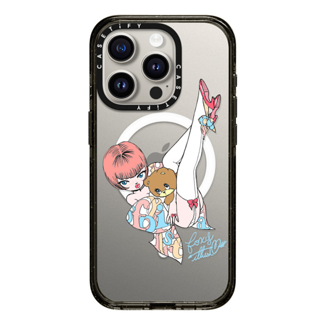 foxy illustrations x CASETiFY iPhone 15 Pro Case Cartoon,Love Black Impact Case MagSafe Compatible Upside Down Mother's Day foxy illustrations x CASETiFY iPhone 15 Pro Case Cartoon,Love Black Impact Case MagSafe Compatible Upside Down Mother's Day