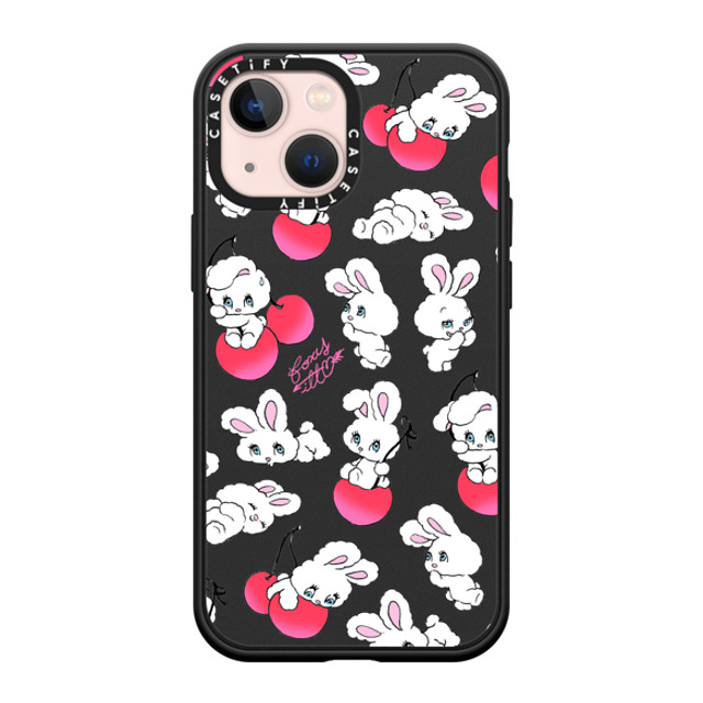 foxy illustrations x CASETiFY iPhone 13 Mini Case Cherry,Fruit Matte Black Impact Case MagSafe Compatible Cherry Mix Mother's Day foxy illustrations x CASETiFY iPhone 13 Mini Case Cherry,Fruit Matte Black Impact Case MagSafe Compatible Cherry Mix Mother's Day