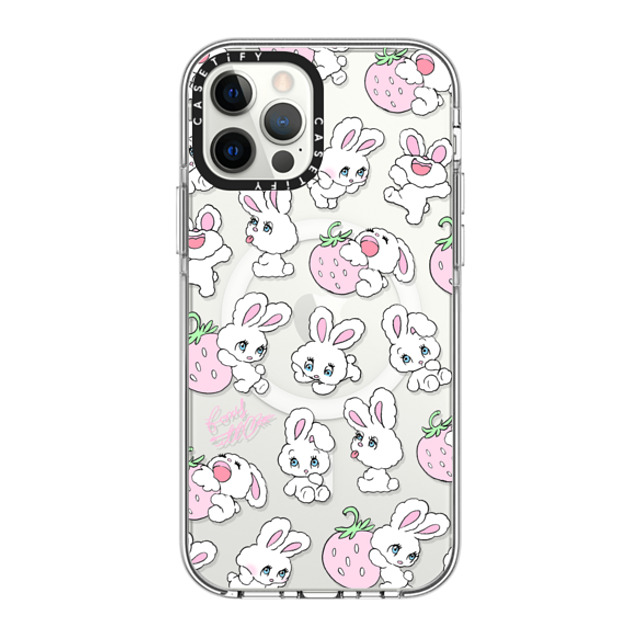 foxy illustrations x CASETiFY iPhone 12 Pro Case Clear Clear Case MagSafe Compatible Strawberry Mix foxy illustrations x CASETiFY iPhone 12 Pro Case Clear Clear Case MagSafe Compatible Strawberry Mix