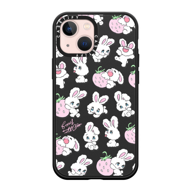 foxy illustrations x CASETiFY iPhone 13 Mini Case Fruit,Heart マットブラック Impact Case MagSafe Compatible Strawberry Mix Mother's Day foxy illustrations x CASETiFY iPhone 13 Mini Case Fruit,Heart マットブラック Impact Case MagSafe Compatible Strawberry Mix Mother's Day