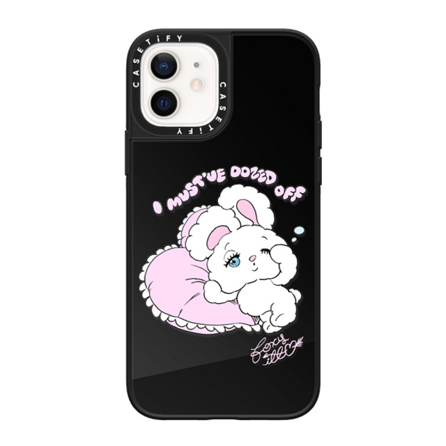 foxy illustrations x CASETiFY iPhone 12 ケース Cartoon Black on Black ミラーケース MagSafe対応 Awakening of QT Father's Day foxy illustrations x CASETiFY iPhone 12 ケース Cartoon Black on Black ミラーケース MagSafe対応 Awakening of QT Father's Day
