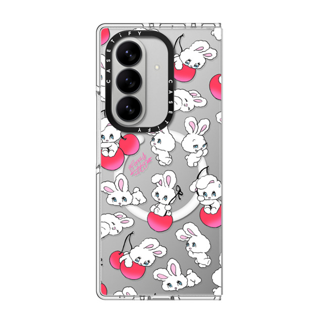 foxy illustrations x CASETiFY Galaxy Z Fold7 P[X Cherry,Fruit NA }Olbg CpNgP[X Cherry Mix