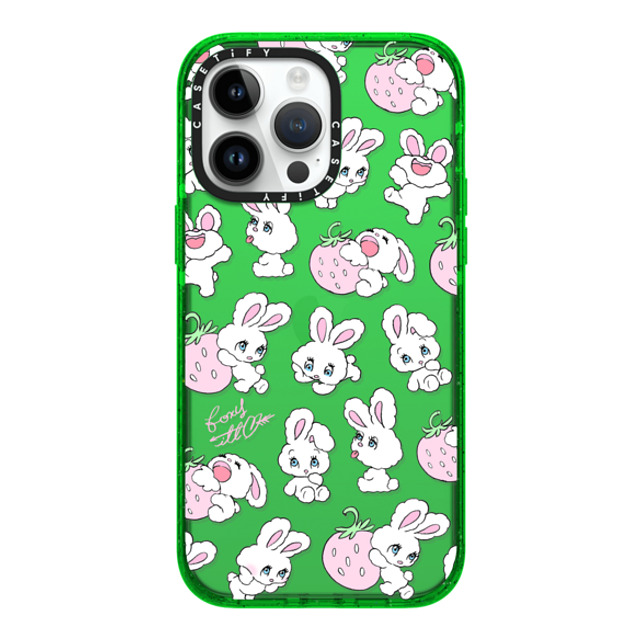 foxy illustrations x CASETiFY iPhone 14 Pro Max Case グリーン Impact Case Strawberry Mix foxy illustrations x CASETiFY iPhone 14 Pro Max Case グリーン Impact Case Strawberry Mix