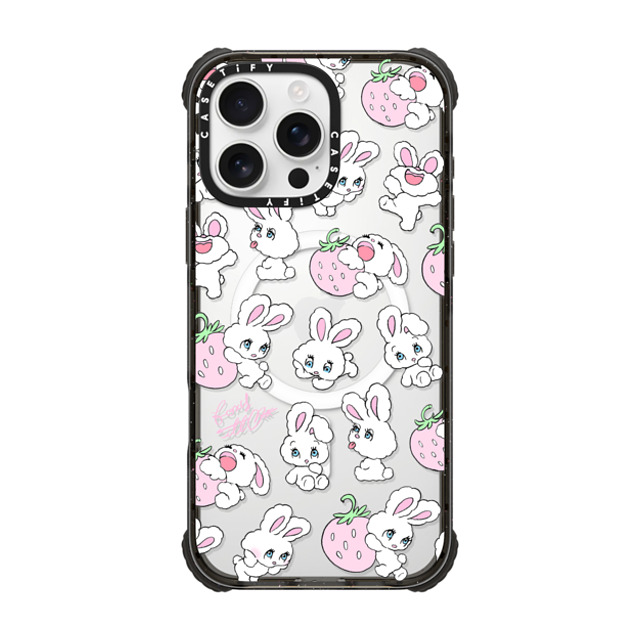 foxy illustrations x CASETiFY iPhone 16 Pro Max Case Black ウルトラ インパクトケース MagSafe 対応 Strawberry Mix foxy illustrations x CASETiFY iPhone 16 Pro Max Case Black ウルトラ インパクトケース MagSafe 対応 Strawberry Mix