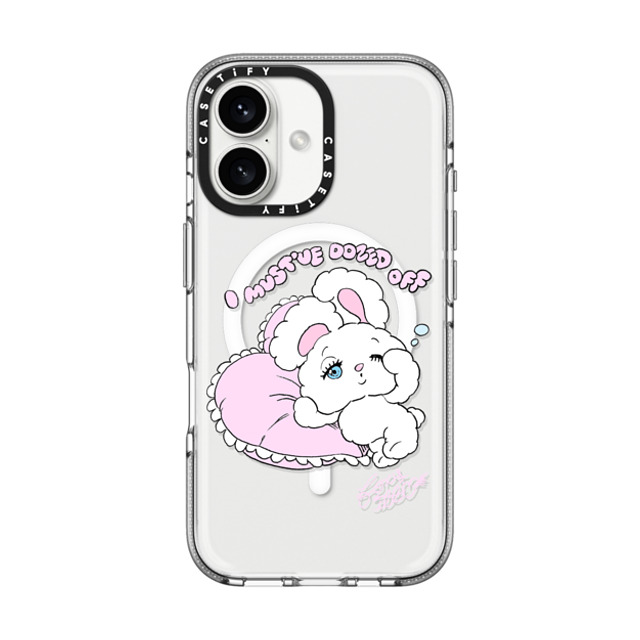 foxy illustrations x CASETiFY iPhone 16 ケース クリア クリア ケース MagSafe対応 Awakening of QT