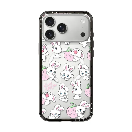 Impact AirPods 4 Case - Bunny Carrying Strawberry