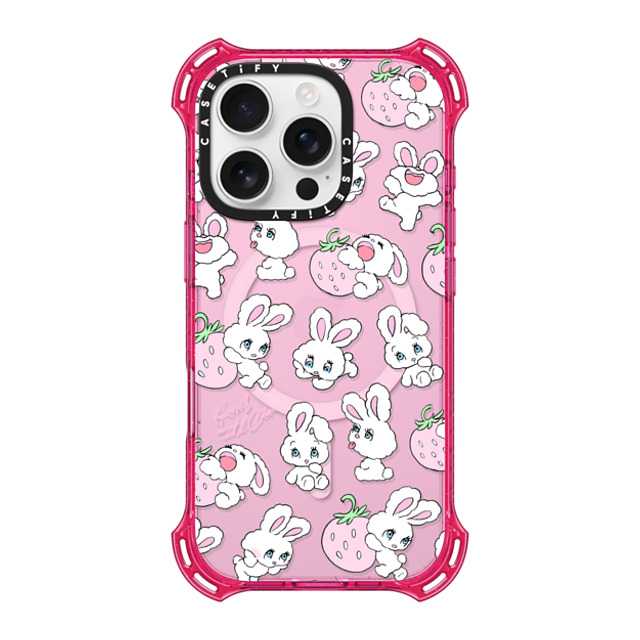 foxy illustrations x CASETiFY iPhone 16 Pro ケース Fruit,Heart プリムローズ ピンク バウンスケース Strawberry Mix Mother's Day foxy illustrations x CASETiFY iPhone 16 Pro ケース Fruit,Heart プリムローズ ピンク バウンスケース Strawberry Mix Mother's Day