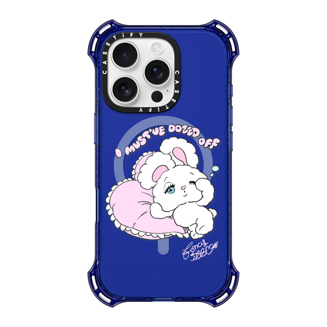 foxy illustrations x CASETiFY iPhone 16 Pro Case コバルトブルー バウンスケース Awakening of QT foxy illustrations x CASETiFY iPhone 16 Pro Case コバルトブルー バウンスケース Awakening of QT