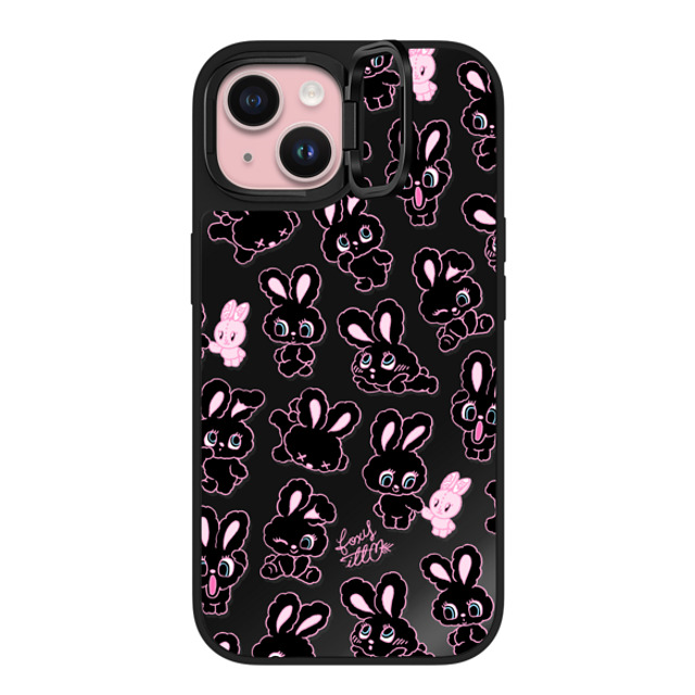 foxy illustrations x CASETiFY iPhone 15 Case Cartoon Black on Black ミラー リングスタンドケース MagSafe対応 Black Bunnies Mother's Day foxy illustrations x CASETiFY iPhone 15 Case Cartoon Black on Black ミラー リングスタンドケース MagSafe対応 Black Bunnies Mother's Day