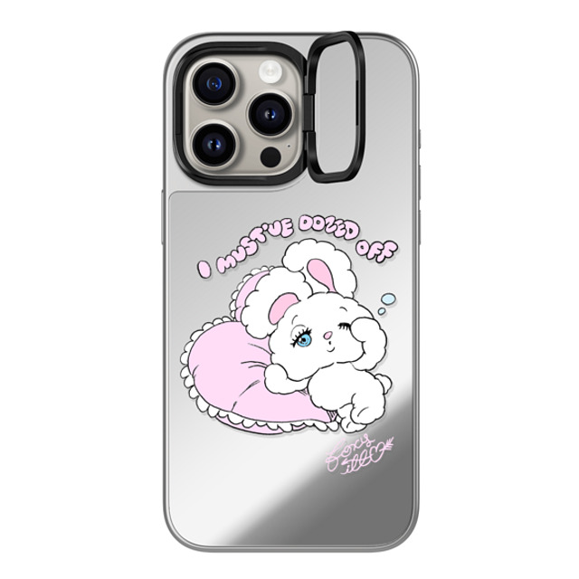 foxy illustrations x CASETiFY iPhone 15 Pro Max Case シルバー (シルバーバンパー) ミラー リングスタンドケース MagSafe対応 Awakening of QT foxy illustrations x CASETiFY iPhone 15 Pro Max Case シルバー (シルバーバンパー) ミラー リングスタンドケース MagSafe対応 Awakening of QT