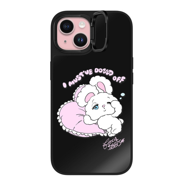 foxy illustrations x CASETiFY iPhone 15 Case Cartoon Black on Black ミラー リングスタンドケース MagSafe対応 Awakening of QT Father's Day foxy illustrations x CASETiFY iPhone 15 Case Cartoon Black on Black ミラー リングスタンドケース MagSafe対応 Awakening of QT Father's Day