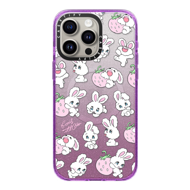 foxy illustrations x CASETiFY iPhone 15 Pro Max ケース Fruit,Heart Glitter Purple インパクトケース MagSafe対応 Strawberry Mix Back to School foxy illustrations x CASETiFY iPhone 15 Pro Max ケース Fruit,Heart Glitter Purple インパクトケース MagSafe対応 Strawberry Mix Back to School
