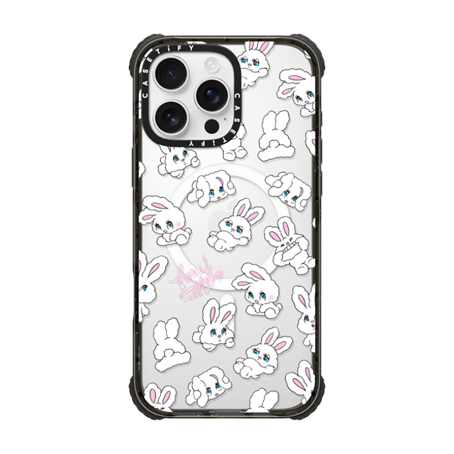 foxy illustrations x CASETiFY iPhone 16 Pro Max Case Cartoon Black ウルトラ インパクトケース MagSafe 対応 Bunnies Father's Day foxy illustrations x CASETiFY iPhone 16 Pro Max Case Cartoon Black ウルトラ インパクトケース MagSafe 対応 Bunnies Father's Day