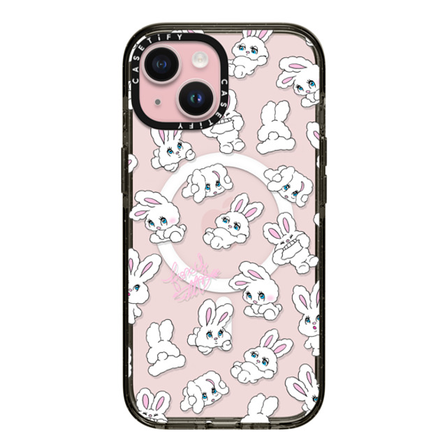 foxy illustrations x CASETiFY iPhone 15 ケース Cartoon ブラック インパクトケース MagSafe対応 Bunnies Back to School foxy illustrations x CASETiFY iPhone 15 ケース Cartoon ブラック インパクトケース MagSafe対応 Bunnies Back to School