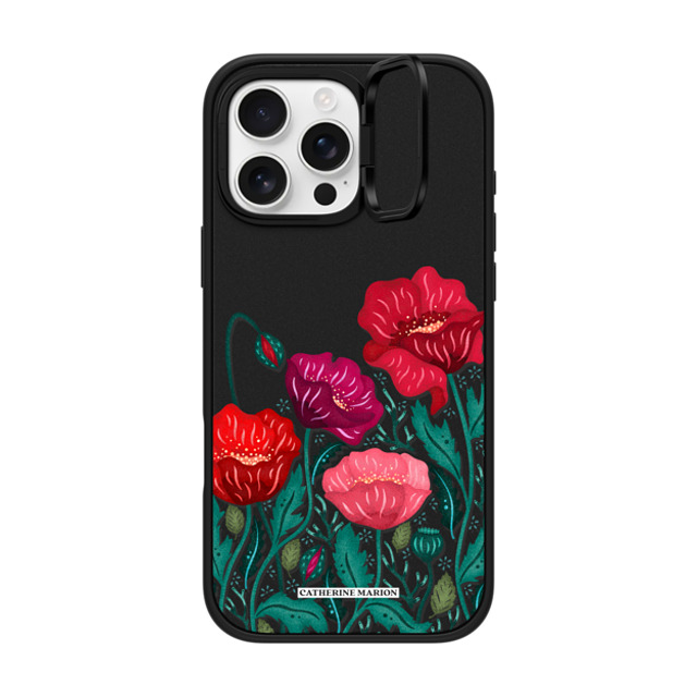 Folklore and Flora x CASETiFY iPhone 16 Pro Max Case Matte Black インパクトリングスタンドケース MagSafe対応 Poppy Field Folklore and Flora x CASETiFY iPhone 16 Pro Max Case Matte Black インパクトリングスタンドケース MagSafe対応 Poppy Field