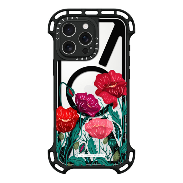 Folklore and Flora x CASETiFY iPhone 16 Pro Max Case Black ウルトラ バウンスケース MagSafe対応 Poppy Field Folklore and Flora x CASETiFY iPhone 16 Pro Max Case Black ウルトラ バウンスケース MagSafe対応 Poppy Field