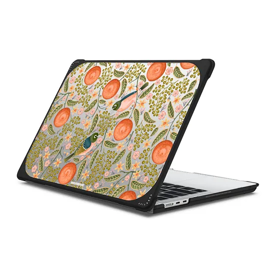 Bounce MacBook Air 13-inch (M2 - M4) Case - Chameleons (Orange) by Catherine Marion