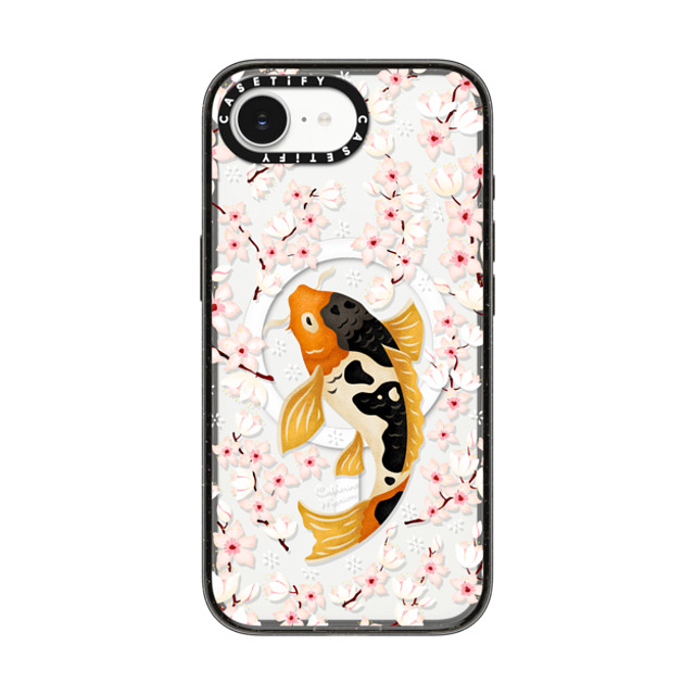 Folklore and Flora x CASETiFY iPhone 16e Case Floral,Animal Black Impact Case MagSafe Compatible Japanese Koi by Catherine Marion Father's Day Folklore and Flora x CASETiFY iPhone 16e Case Floral,Animal Black Impact Case MagSafe Compatible Japanese Koi by Catherine Marion Father's Day