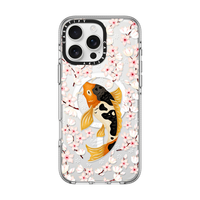 Folklore and Flora x CASETiFY iPhone 16 Pro Max Case Floral,Animal Clear Clear Case MagSafe Compatible Japanese Koi by Catherine Marion Father's Day Folklore and Flora x CASETiFY iPhone 16 Pro Max Case Floral,Animal Clear Clear Case MagSafe Compatible Japanese Koi by Catherine Marion Father's Day
