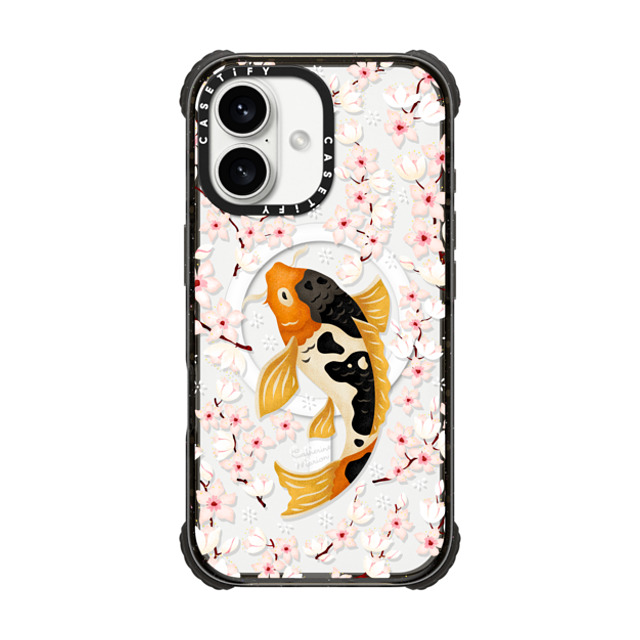 Folklore and Flora x CASETiFY iPhone 16 Case Black ウルトラ インパクトケース MagSafe 対応 Japanese Koi by Catherine Marion Folklore and Flora x CASETiFY iPhone 16 Case Black ウルトラ インパクトケース MagSafe 対応 Japanese Koi by Catherine Marion
