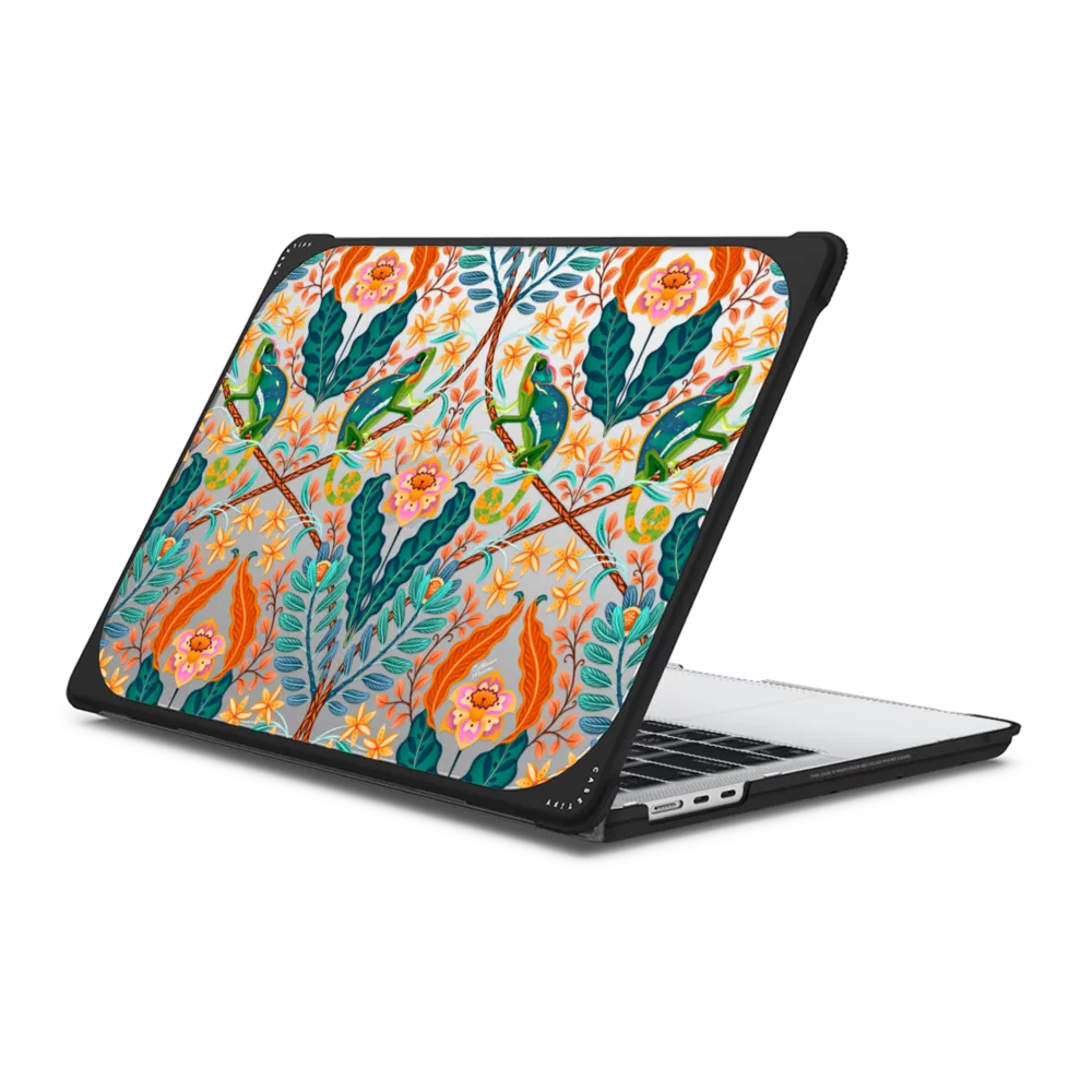 Bounce MacBook Air 13-inch (M2 - M4) Case - Chameleons (Orange) by Catherine Marion
