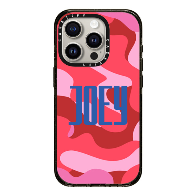 CASETiFY iPhone 15 Pro Case Black Impact Case MagSafe Compatible Custom Case - JOEY CASETiFY iPhone 15 Pro Case Black Impact Case MagSafe Compatible Custom Case - JOEY